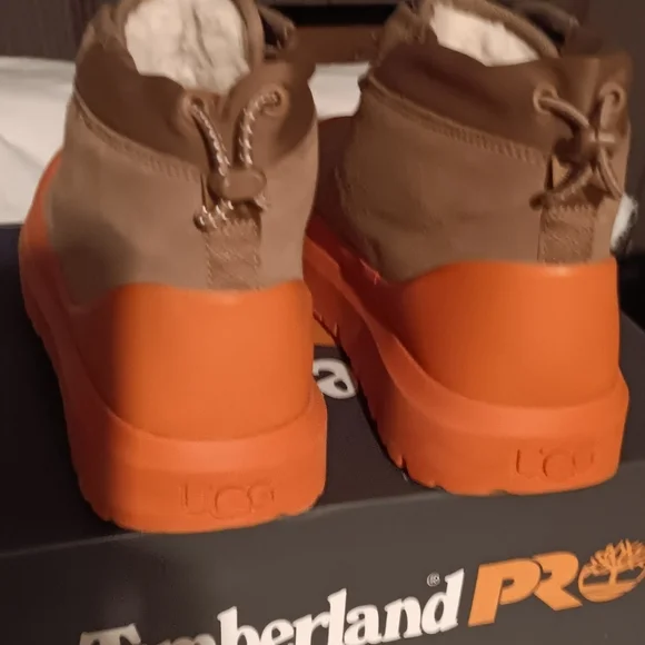 UGG Neumel Weather Hybrid Boots - Brown and Orange Size 13 Limited Edition LNWOT - Picture 5 of 8
